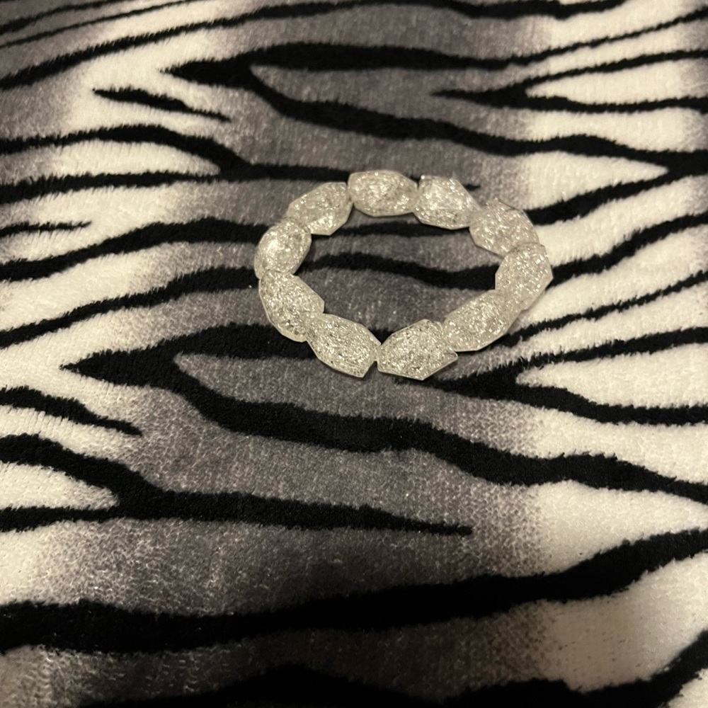 Ice crystals chunky bracelet